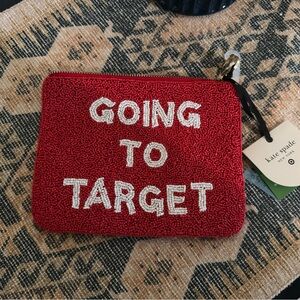 Kate Spade ♠️ + Target Collab Vibrant Red Beaded Clutch